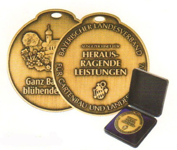 Bronzeplakette "Herausragende Leistungen"