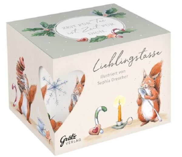 Tasse "Weihnachten mit Eichhörnchen" – Bild 3