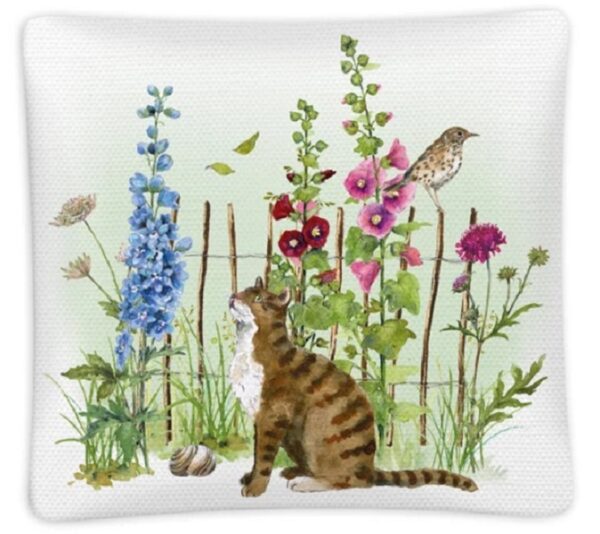 Duftkissen Lavendel "Stockrosen"