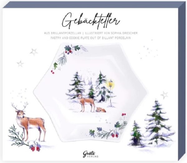 Gebäckteller "Winterpark"